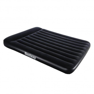 Надувной матрас Двухместный Bestway 67464 152 х 203 х 22 см с электронасосом Black (hub_o6v332)