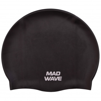 Шапочка для плавания MadWave Intensive Big M053112 Черный