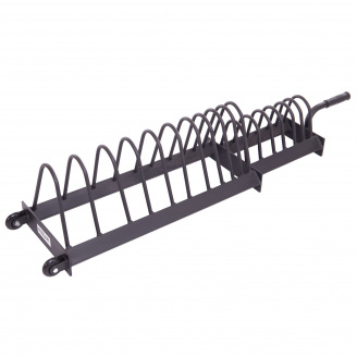 Стойка для блинов (дисков) горизонтальная Zelart TA-2271 136х32х29см Черный