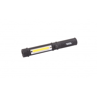 Фонарик магнитный MASTERTOOL 168х24 мм LED+COB LED 3xAAA ABS 94-0806