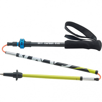 Треккинговые палки Camp Sky Carbon Evo Черный-Желтый