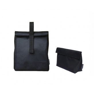 Набор Термосумка Ролтоп и Косметичка VS Thermal Eco Bag Черная