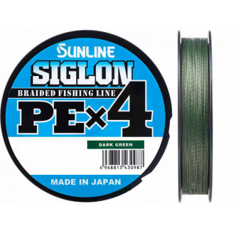 Шнур Sunline Siglon PE х4 300м 0.296мм 22кг / 50lb (1658-09-52)