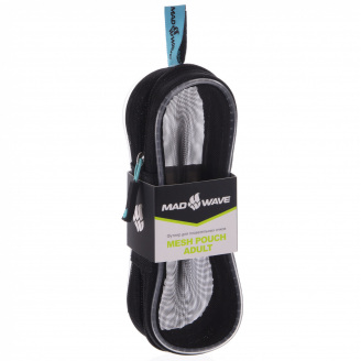Чехол для очков MadWave MESH POUCH M070301 Черный-Голубой