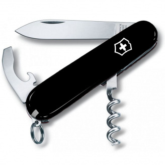 Складной нож Victorinox Waiter 84 мм 9 функций Черный (0.3303.3)