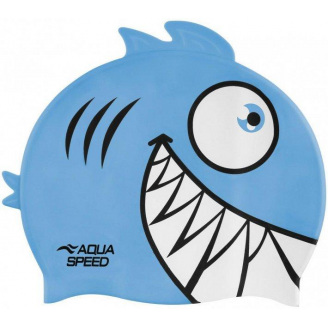 Шапка для плавания Aqua Speed Zoo Pirana One Size Бирюзовый (246-02)