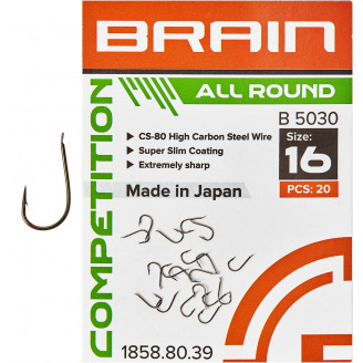 Крючок Brain All Round B5030 #16 20 шт/уп (1013-1858.80.39)