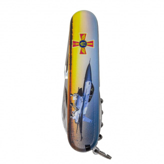 Складной нож Victorinox Climber Army Самолет и Эмблема ВС ВСУ (1.3703.3_W3040p)