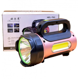 Фонарь на солнечных батареях Police HEL-T93 LM+COB Powerbank microUSB