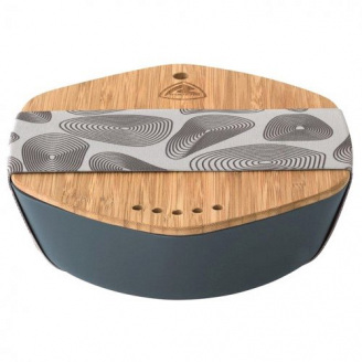 Набор пластиковой посуды Robens Leaf Meal Kit Anthracite (1046-690275)