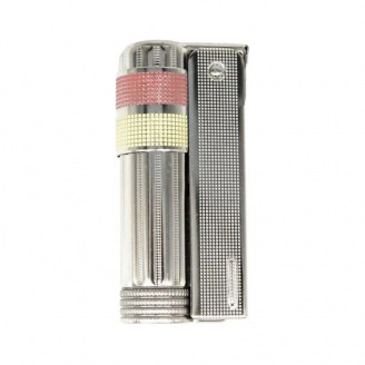 Зажигалка Imco бензиновая Super Triplex Oil chrome yellow - red Two Tone (IM1800085)