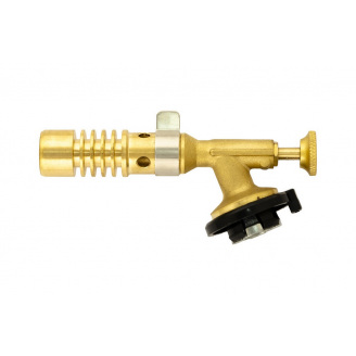 Горелка для газового баллона MASTERTOOL GM Гелиос Ø22 мм/1300°С латунь (44-5044)