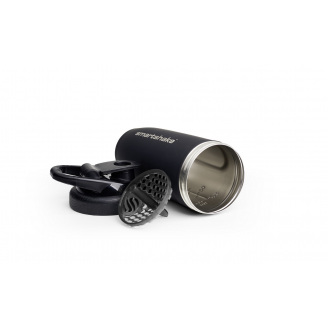 Шейкер спортивний Smartshake Reforce Stainless Steel 30oz/900ml Black