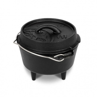 Котелок-жаровня чугунная Petromax Dutch Oven ft1 на ножках 0,9 л (1017-ft1)