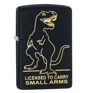 Зажигалка бензиновая Zippo 218 Licensed to Carry Design Черная (29629)