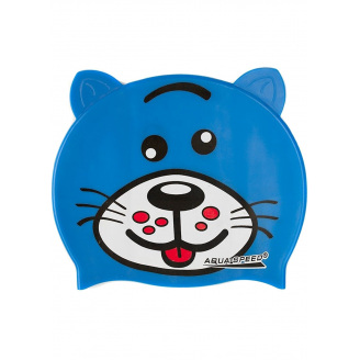 Шапка для плавания Aquaspeed ZOO DOG 5760 Синий рекс (5908217657602)