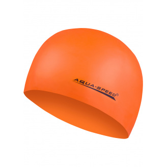 Шапка для плавания Aquaspeed MEGA 100-75 Оранжевая (5908217635594)