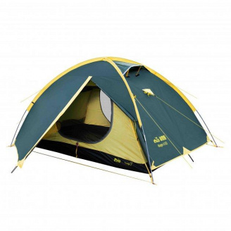 Палатка трехместная туристическая Tramp Ranger 3 v2 Зелёный TRT-126