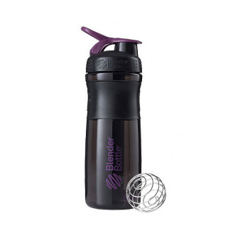 Шейкер спортивный бутылка BlenderBottle SportMixer 28oz/820ml Black/Plum Original