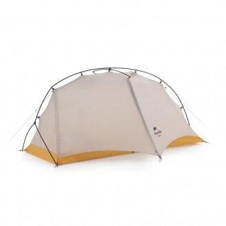 Палатка одноместная Naturehike NH21ZP003 220x90x95 см Серо-желтый (2328792466)