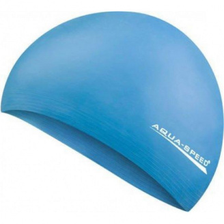 Шапочка для плавания Aqua Speed Soft Latex Голубой One Size (1000-122-01)