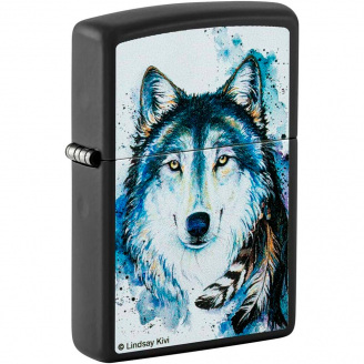 Зажигалка бензиновая Zippo Lindsay Kivi (48936)