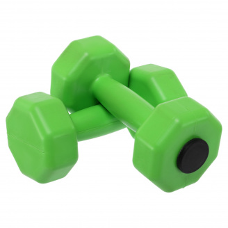 Гантели для фитнеса пластиковые Champion TA-9820-1 2 шт 1 кг Салатовый