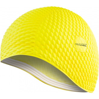 Шапочка для плавания Aqua Speed Bombastic Желтый One Size (1000-104-18)