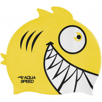 Шапочка для плавания Aqua Speed Zoo Pirana Желтый One Size (1000-246-18)