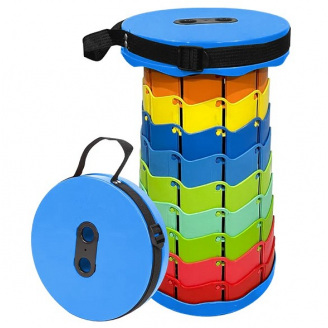 Складной туристический стул OPT-TOP Telescopic stool 47х25 см Разноцветный (2104618575)