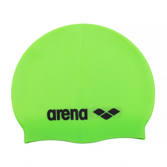 Шапка для плавания Arena Classic Silicone Jr One Size Зеленый (7d91670-065)