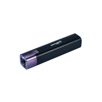Фонарь Wertvoll GM 3 режима LED Li-ion 1200 mAh/t 7000 K/80 lum powerbank ABS 122х25 мм BLACK (RX-8002)