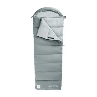 Спальник Naturehike M300 NH20MSD02 L левый Серый (1047-6927595702383)