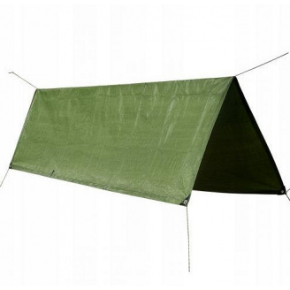 Тент тактический Mil-Tec ABDECKPLANE PE 385x500 см олива 14241301