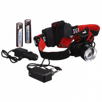 Налобный аккумуляторный фонарик Bailong BL-T20-P90 с Zoom (1756375759)