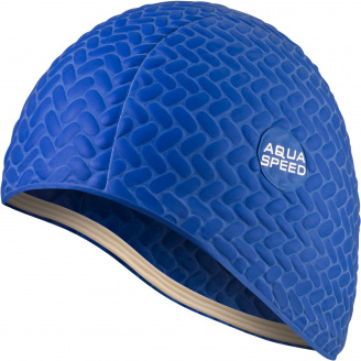 Шапочка для плавания Aqua Speed Bombastic Tic-Tac Синий One Size (1000-117-10)