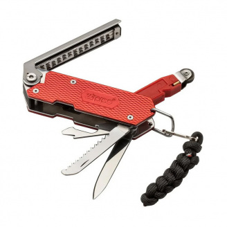 Нож мультитул для для аварийного разведения огня Zippo Fire Starting Multi-Tool 7в1 Красный (2007553)