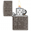 Зажигалка бензиновая Zippo Logos Design Серый (46312) Кам'янка-Дніпровська