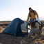 Палатка одноместная с футпринтом Naturehike Cloud Up 1 NH18T010-T 295x110x100 см Темно-синий (2328806552) Володарськ-Волинський