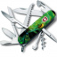 Складной нож Victorinox Huntsman Zodiac Зелёная деревянная змея 91 мм Разноцветный (1.3713.3_Z4310pk) Городок