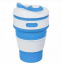 Стакан раскладной силиконовый COLLAPSIBLE Coffee Cup 350 ml Синий (101045BL) Запорожье