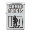 Зажигалка бензиновая Zippo Street Chrome 207 с гравировкой UA Armed Forces Серебристая (207 AFU) Королево