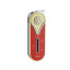 Зажигалка газовая пьезо Licences VW Metal Lighter Fuel Gauge Желто-красная (40610130YERED) Березно