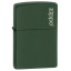 Зажигалка бензиновая Zippo Green Matte Logo (221ZL) Доманёвка