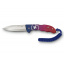 Складной нож Victorinox Evoke Alox 136мм 4 функции Сине-красный подарочная коробка (0.9415.D221) Курень