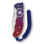 Складной нож Victorinox Evoke Alox 136мм 4 функции Сине-красный подарочная коробка (0.9415.D221) Курень