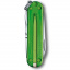 Складной нож Victorinox Classic 58 мм 7 функций Зеленый полупрозрачный (0.6223.T41G) Дзензелевка
