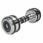 Гантель хромированная Record TA-8232-4 1x4кг Silver (SK001482) Бровары