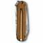 Складной нож Victorinox Classic 58 мм 7 функций Коричневый полупрозрачный (0.6223.T55G) Київ