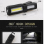 Фонарик многофунциональный аккумуляторный на магните SuperFire G6 140 Lumen IP43 Black Косів